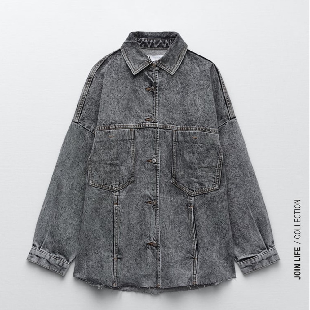 Washed Oversized Jacket